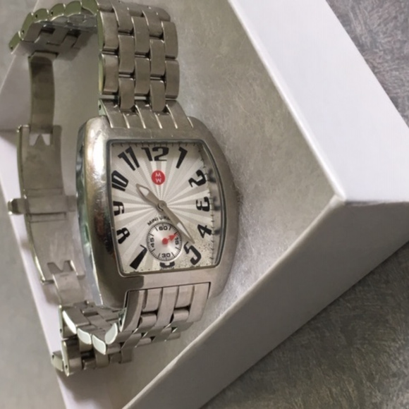 MICHELE MW02A00 WOMENS MINI URBAN STAINLESS STEEL main image 4